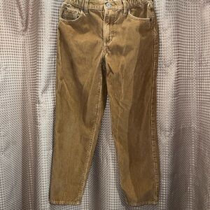 Boys Gap Kids Corduroy Dark Khaki Pants Size 12